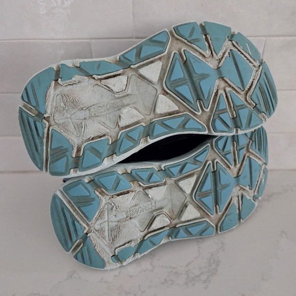 Hoka Stinson ATR 6 Athletic Running Shoe Sneaker Navy Blue White Womens Size 7.5 - Picture 8 of 9